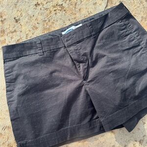 Old Navy Black Shorts Classic Cotton Twill- Womens